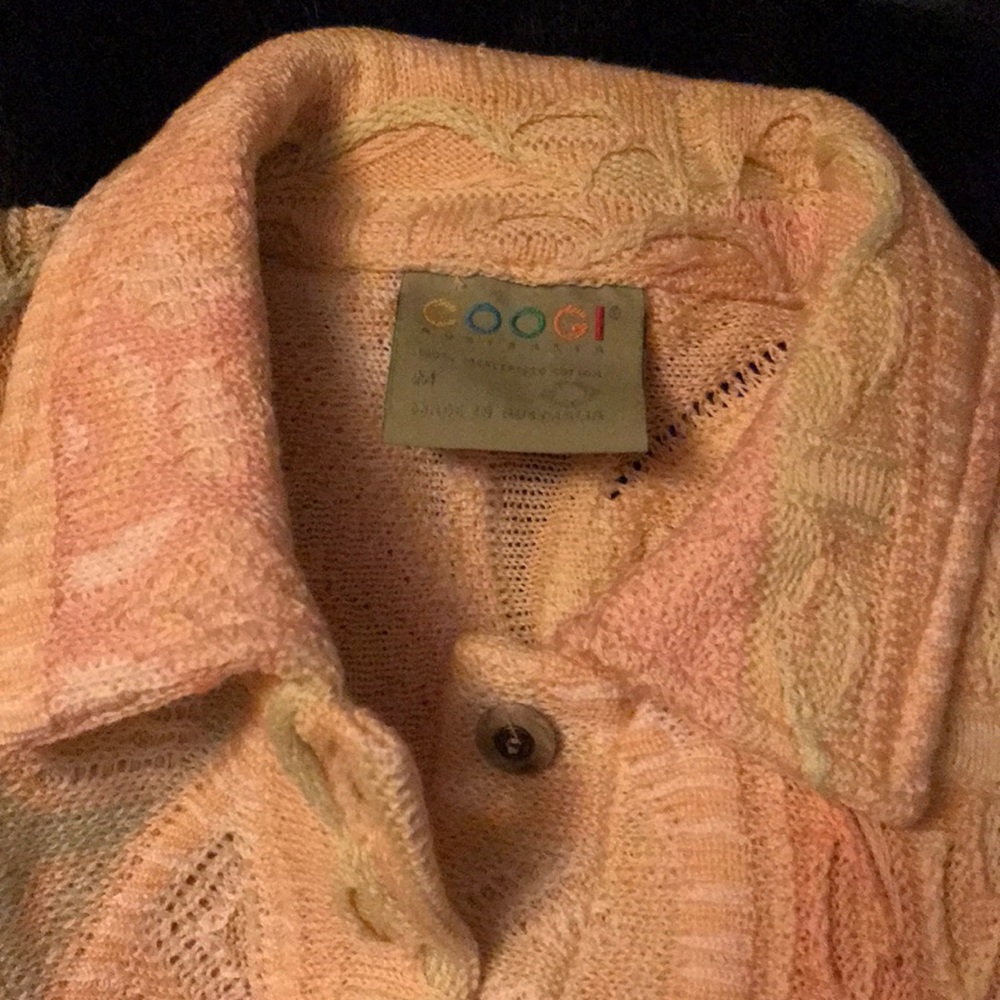 Pastel colored coogi sweater